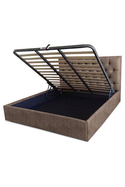 Timflex Pat rabatabil cu lada depozitare Imperia 80x190 cm Velur Bison