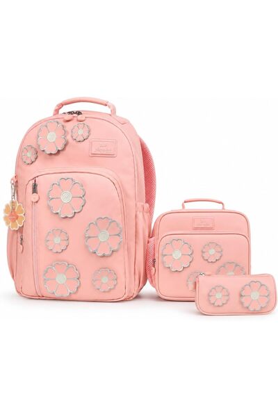 Glossy Bird Girls School Bag Set, 3 Piece Kids Backpack Set with Lunch Bag & ...