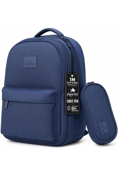 Glossy Bird School Backpack Set for Boys & Girls, 2 Piece Kids Backpack with ...