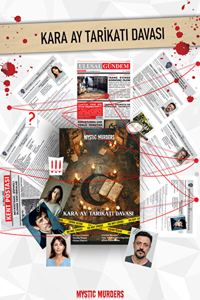 Planet Butik Detective Murder Solving Game - Black Moon Cult