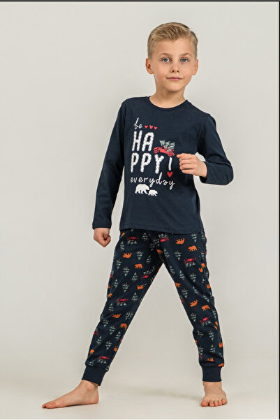 Rolypoly Boy's Long Sleeve Pajama Set (with Socks as a Gift)