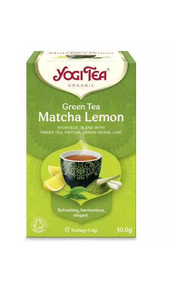 Other Ceai bio Verde cu Matcha si Lamaie, 17 pliculete a 30.6g Yogi Tea
