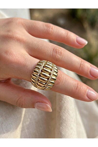 XP Xuping JEWELRY kuyumcu model zirkon taşlı 14 ayar altın kaplama kadın çeli...