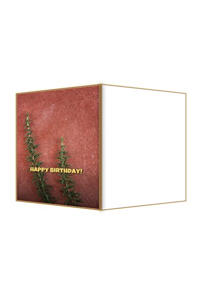 OEM Felicitare Aniversare Ramuri Proaspete de Rozmarin, Design Botanical, 13....