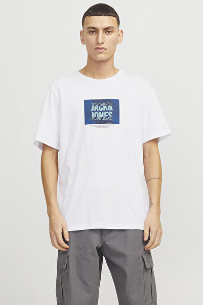 Jack & Jones تي شيرت برقبة دائرية وشعار الماركة