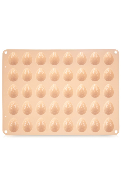 Orion Formă de silicon pentru prăjituri și praline, bej ou, 33.5x26x1.5 cm