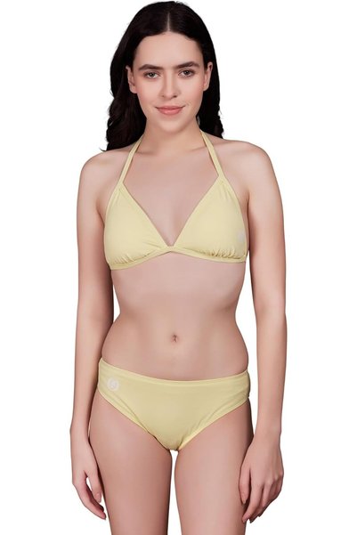 Okapi Triangle Bikini Bra | Bikini Panty Set | Women's Beach Swimwear