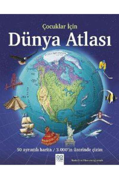 1001 Çiçek Kitaplar Çocuklar İçin Dünya Atlası