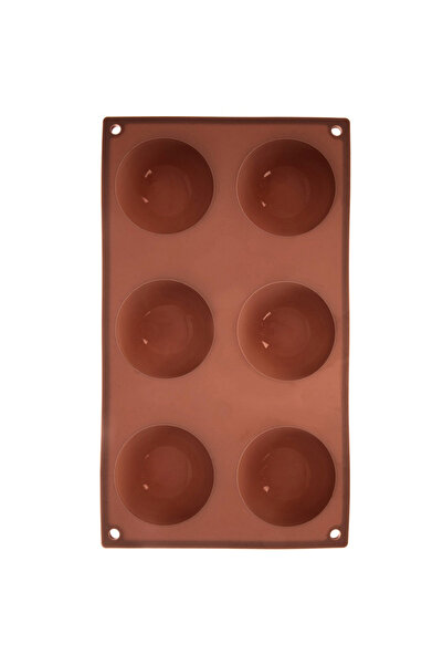 Orion Formă de silicon maro pentru biscuiți și praline 28x16.5x3 cm