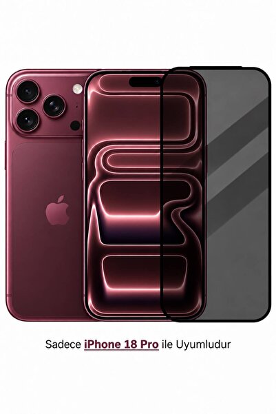 n noppax İphone 18 Pro Hayalet Ekran Koruyucu Cam 6D Ekran Koruyucu Kırılmaz ...