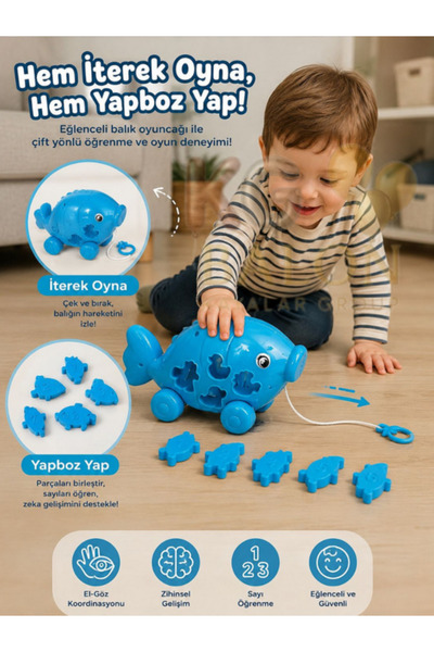 KAYAX Walking Fish Puzzle Mental and Physical Development