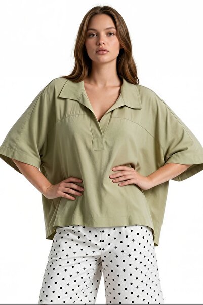 Hiccup Busem Modal Blended Blouse