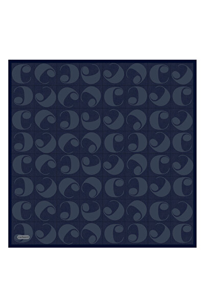 Cacharel Lacivert 90X90 İpek Twill Eşarp