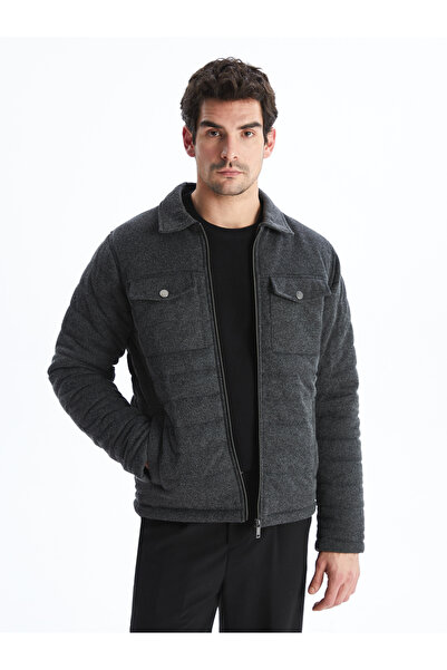 LC Waikiki Palton bărbătesc slim fit cu guler
