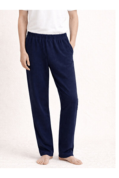 Hepsi Moda Cepli Fitilli Erkek Pijama Altı - Lacivert