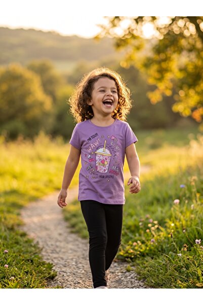 KİAGU Set pentru copii, cu imprimeu cu personaje, tricou cu mânecă scurtă, cu...