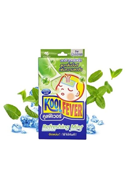 KOOLFEVER كول فيفر أوراق جل تبريد بالنعناع المنعش للأطفال للتبريد الفوري وخفض...