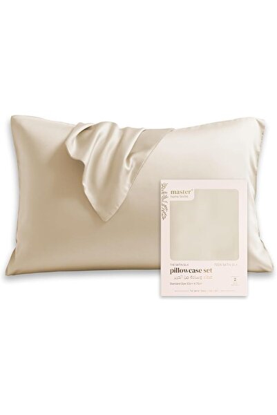 Master Home Textile MASTER Satin Silk Pillowcase for Hair and Skin, Cooling S...