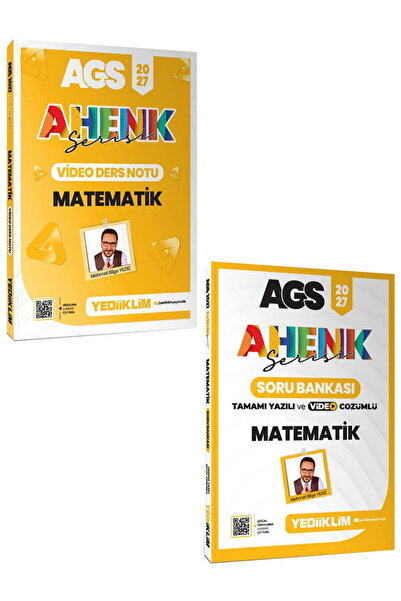 Yediiklim Yayınları Yediiklim 2027 MEB AGS Ahenk Serisi Matematik Video Ders ...