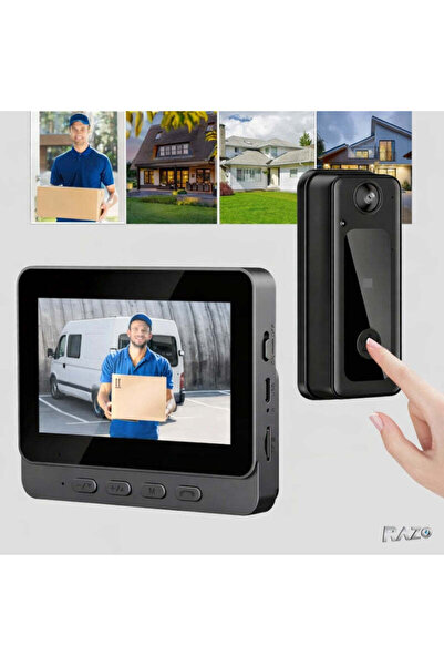 Razo Sonerie video inteligenta Razo, Wireless, Night Vision,HD,Comunicare bid...