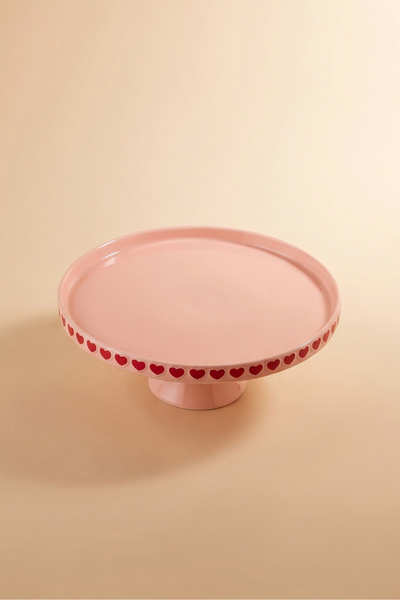 Karaca Sweetheart Kalp Detaylı Kek Standı 27 cm