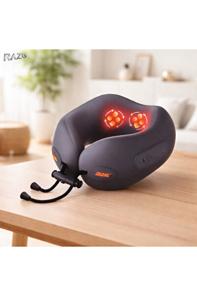 Razo Perna masaj cervical electrica RAZO, Incalzire, Wireless, pentru gat, um...