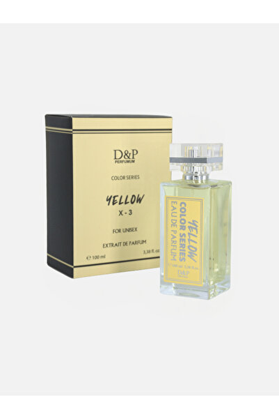 D&P Perfumum Niche Color Seri U-X3 Yellow Unisex Extrait de Parfüm 100 ML
