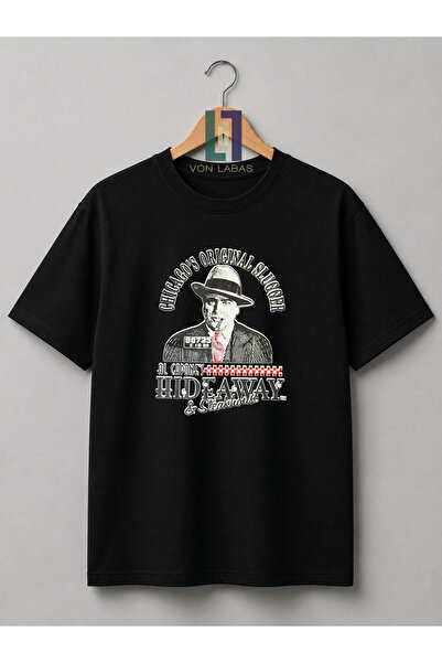 PANDORICA Al Kapone retro gangsterska majica sa printom, premium unisex