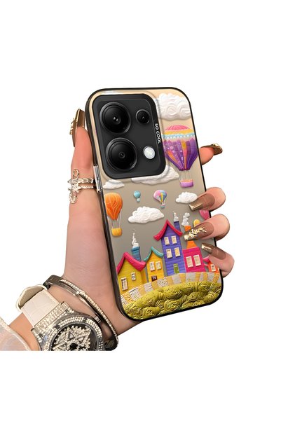 Hontinga Redmi Note 13 Pro 4g Compatible Silicone Edge Hard Back Case Balloon...