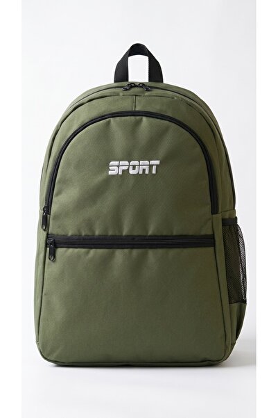 Moda Çanta Compartmentalized School Bag Multi Khaki