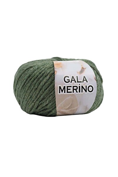 Gala Export Surplus Merino Wool Cashmere Yarn 50 Gr 100 m - Khaki