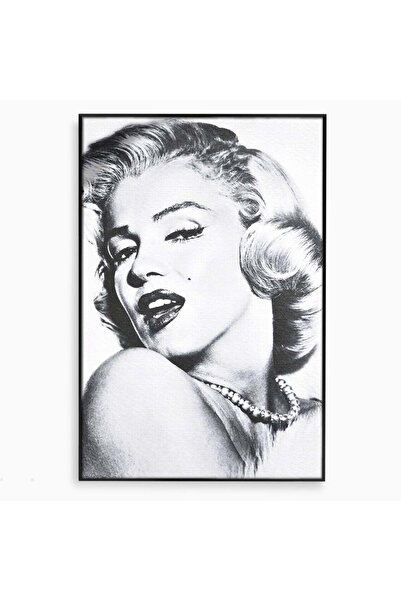 Luxcanva Tablou Canvas The Amazing Marilyn Monroe 100x70 cm cu Rama Negru Liv...