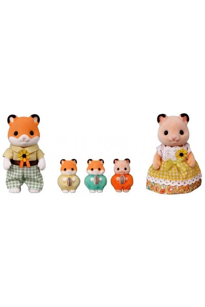 Epoch Figurine Sylvanian Families - Familia de hamsteri