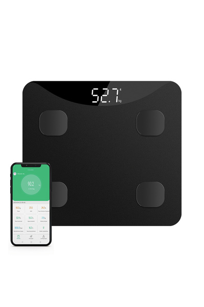 HAEGER Cântar inteligent INTELISCALE, Bluetooth, aplicație iOS și Android, 4 ...