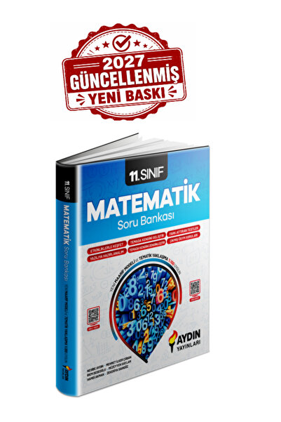Aydın Yayınları 11. Sınıf Matematik Soru Bankası 2026-2027 Yeni Baskı Maarif ...