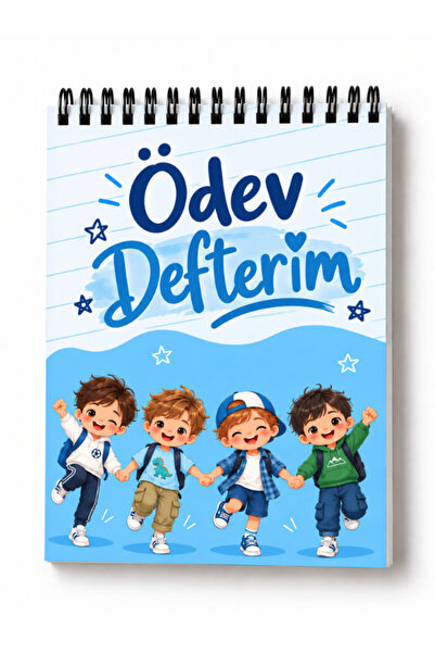 Pembe Yayınevi Ödev Defteri Spiralli – Öğrenciler İçin Günlük Ödev Takip ve Ders Planlama Defteri