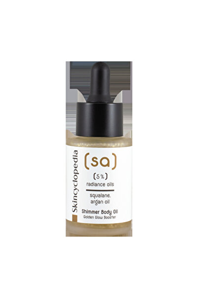 SKINCYCLOPEDIA Ulei iluminator pentru corp, 5 uleiuri nutritive, particule au...