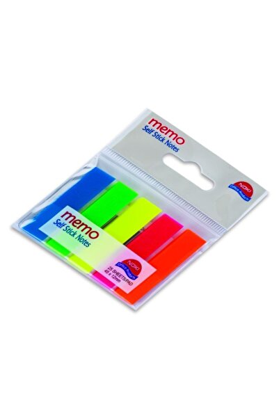 Noki Memo Film Index 5 цвята 12x45mm 25 Rec. 12050 Поставка за лепкави бележки