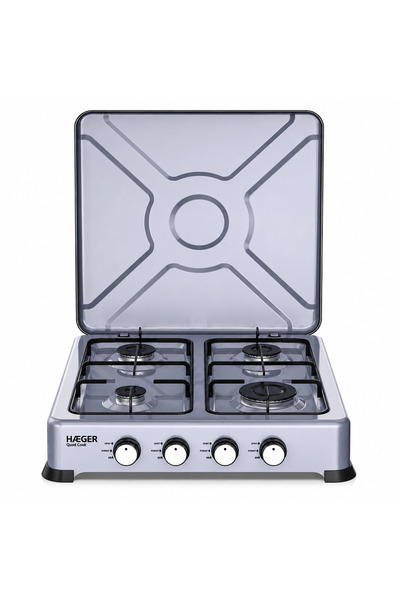 HAEGER Portable stove with 4 burners QUAD COOK, Dimensions 500x500x115mm, Ant...
