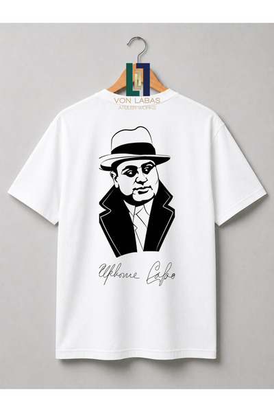 PANDORICA Al Kapone retro gangsterska majica sa printom, premium unisex