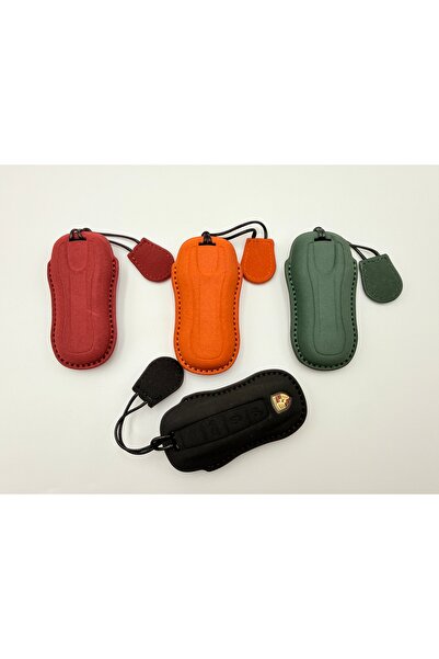 Porsche Husa Protecție Cheie – Microfibră Premium Tip Alcantara Cayenne, Panamera, Macan, 911