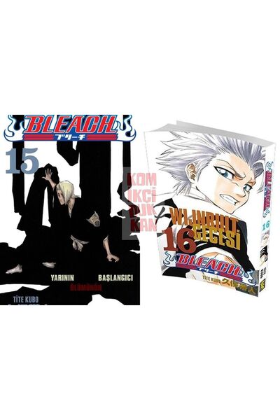Gerekli Şeyler Yayıncılık BLEACH 15-16 SET (KD 2 KİTAP GEREKLİ ŞEYER MANGA SET - AYRAÇ HEDİYELİ)