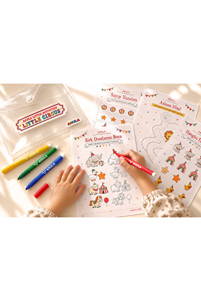 Agula Little Activities - Little Circus Çocuk Aktivite ve Etkinlik Seti