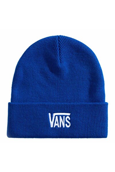 Vans Stretch Logo Tall Cuff Beanie Unisex Blue Beanie