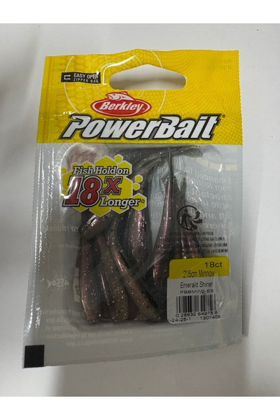 BERKLEY Powerbait Minnow 5cm ES 18 Li Emerald Shiner