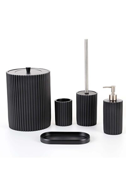Selim Velora Bathroom Set Black