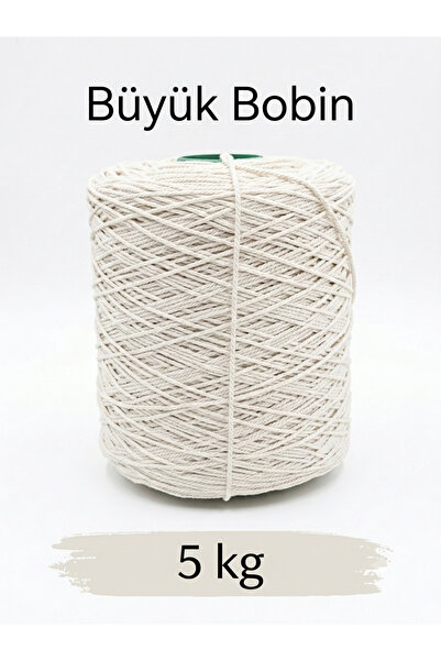 Bevella Macrame Cord 3 mm 3 Twist 5 kg Macrame Rope Twisted Large Spool