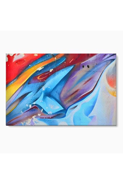 Luxcanva Tablou Canvas Colorful Graffiti 120x80 cm pe Sasiu Lemn Graffiti Mul...