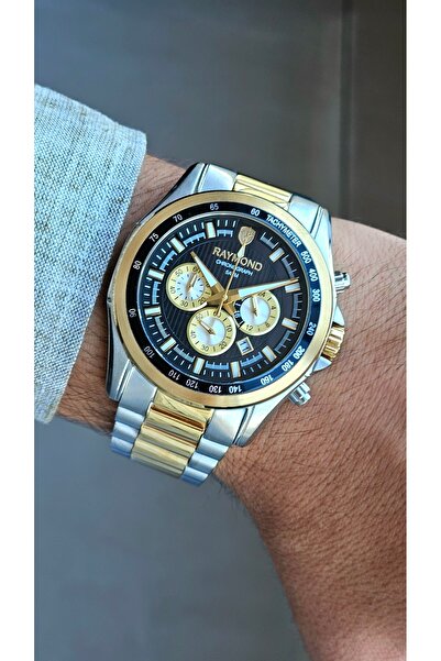 Raymond Rym-0014 Chronograph 316L Stainless Steel - Japanese Mechanical - Men...