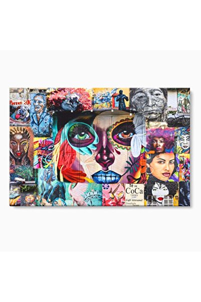 Luxcanva Tablou Canvas Medellin Art 150x100 cm pe Sasiu Lemn Decorativ Arta U...